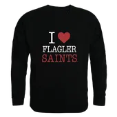 W Republic I Love Crewneck Flagler College Saints 552-466