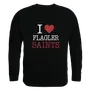 W Republic I Love Crewneck Flagler College Saints 552-466