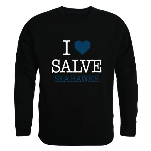 W Republic I Love Crewneck Salve Regina Seahawks 552-474