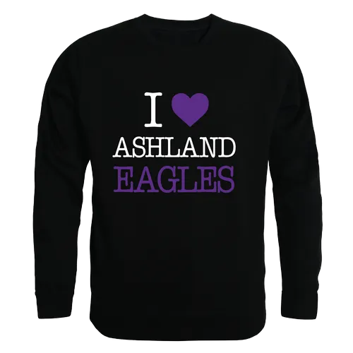 W Republic I Love Crewneck Ashland Eagles 552-476