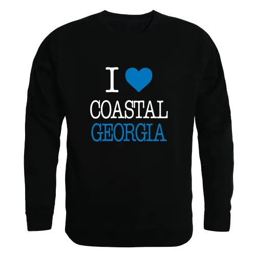 W Republic I Love Crewneck Coastal Georgia Mariners 552-484