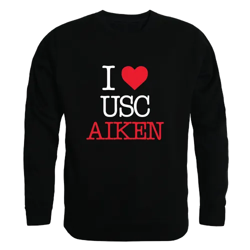 W Republic I Love Crewneck Usc Aiken Pacers 552-485