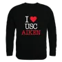 W Republic I Love Crewneck Usc Aiken Pacers 552-485