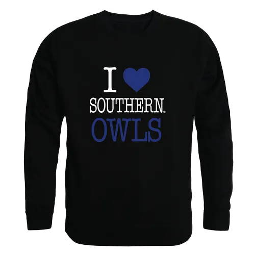 W Republic I Love Crewneck Southern Connecticut Owls 552-490