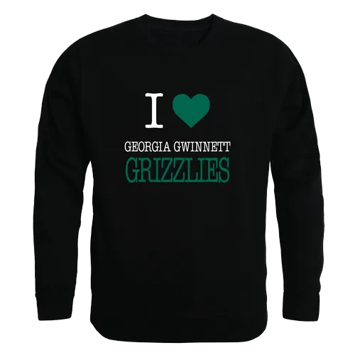 W Republic I Love Crewneck Georgia Gwinnett Grizzlies 552-493