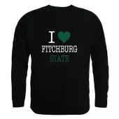 W Republic I Love Crewneck Fitchburg State Falcons 552-519