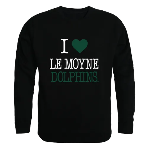 W Republic I Love Crewneck Le Moyne Dolphins 552-529