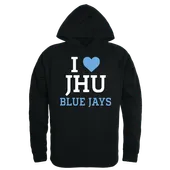 W Republic I Love Hoodie Johns Hopkins Blue Jays 553-319