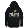 W Republic I Love Hoodie Ferrum Panthers 553-452