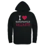 W Republic I Love Hoodie Manhattanville College Valiants 553-454