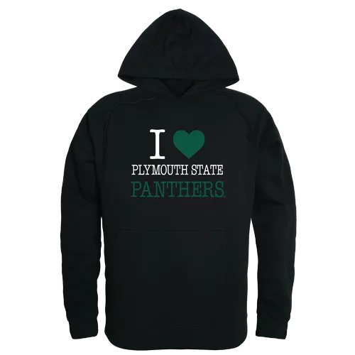 W Republic I Love Hoodie Plymouth State Panthers 553-457