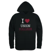 W Republic I Love Hoodie Union College Bulldogs 553-461