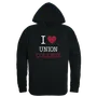 W Republic I Love Hoodie Union College Bulldogs 553-461