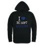 W Republic I Love Hoodie North Carolina A&T Aggies 553-470