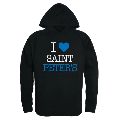 W Republic I Love Hoodie Saint Peter's Peacocks 553-473