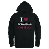 W Republic I Love Hoodie University Of Wisconsin-La Crosse Eagles 553-477