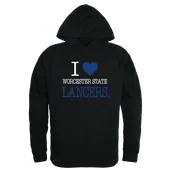 W Republic I Love Hoodie Worcester State Lancers 553-478