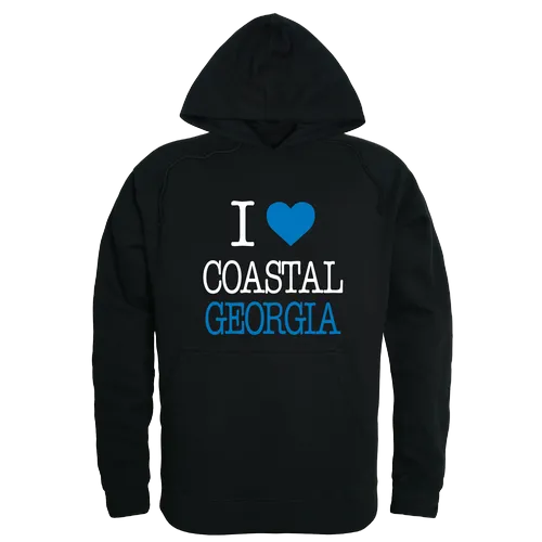 W Republic I Love Hoodie Coastal Georgia Mariners 553-484