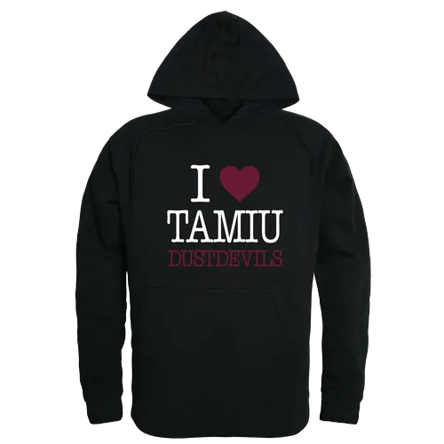 W Republic I Love Hoodie Texas A&M International Dustdevils 553-491