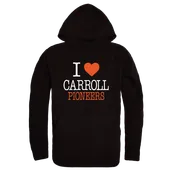 W Republic I Love Hoodie Carroll University Pioneers 553-508