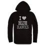 W Republic I Love Hoodie Dickinson State Blue Hawks 553-514