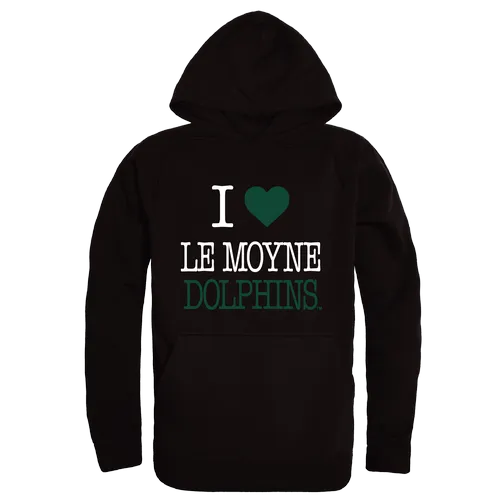 W Republic I Love Hoodie Le Moyne Dolphins 553-529