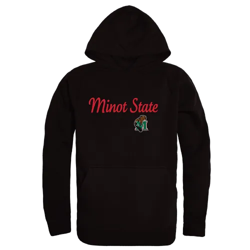 W Republic Script Hoodie Minot State Beavers 558-467