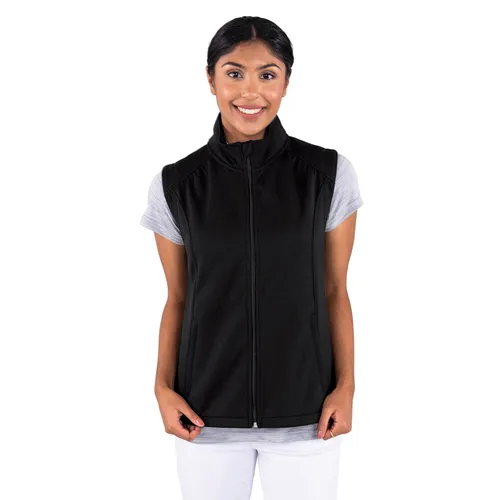 Charles River Apparel Women's Seaport Full Zip Perf Vest 5386. Free shipping.  Some exclusions apply.