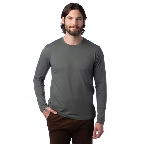 Alternative Unisex Long-Sleeve Go-To-Tee T-Shirt 1170C1. Printing is available for this item.