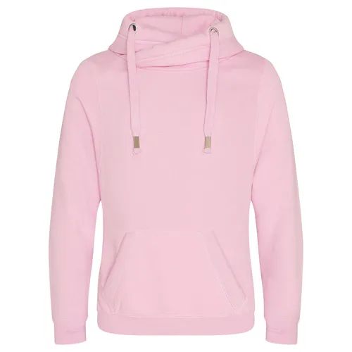 Just Hoods By Awdis Men's 80/20 Heavyweight Cross Over Neck Hooded Sweatshirt JHA021. Decorated in seven days or less.