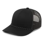 Pacific Headwear Trucker Snapback Braid Cap 104BR