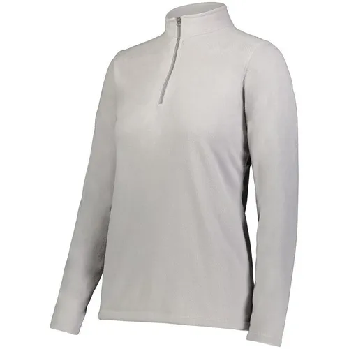 Augusta Ladies Micro-Lite Fleece 1/4 Zip Pullover 6864. Decorated in seven days or less.