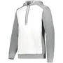 WHITE/GREY HEATHER