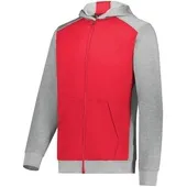 Augusta Youth Three-Season Fleece Full Zip Hoodie 6900