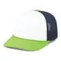 WHITE/NAVY/NEON GREEN