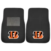 Fan Mats Cincinnati Bengals Embroidered Car Mat Set - 2 Pieces