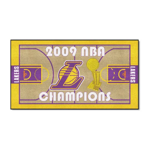 Fan Mats Los Angeles Lakers 2009 Nba Champions Court Runner Rug - 24In. X 44In.