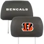 Fan Mats Cincinnati Bengals Embroidered Head Rest Cover Set - 2 Pieces