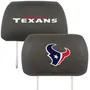 Fan Mats Houston Texans Embroidered Head Rest Cover Set - 2 Pieces