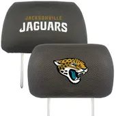 Fan Mats Jacksonville Jaguars Embroidered Head Rest Cover Set - 2 Pieces