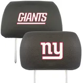 Fan Mats New York Giants Embroidered Head Rest Cover Set - 2 Pieces