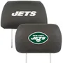 Fan Mats New York Jets Embroidered Head Rest Cover Set - 2 Pieces