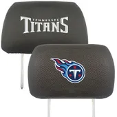 Fan Mats Tennessee Titans Embroidered Head Rest Cover Set - 2 Pieces