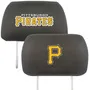 Fan Mats Pittsburgh Pirates Embroidered Head Rest Cover Set - 2 Pieces
