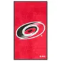 Fan Mats Carolina Hurricanes 3X5 High-Traffic Mat With Durable Rubber Backing - Portrait Orientation