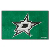 Fan Mats Dallas Stars 4X6 High-Traffic Mat With Durable Rubber Backing - Landscape Orientation