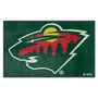 Fan Mats Minnesota Wild 4X6 High-Traffic Mat With Durable Rubber Backing - Landscape Orientation