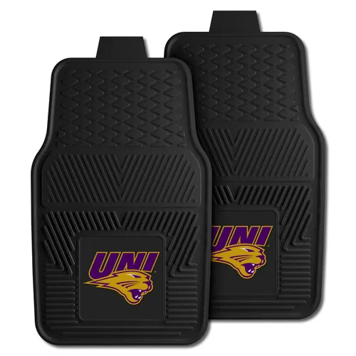 Fan Mats University Of Northern Iowa Heavy Duty Car Mat Set - 2 Pieces