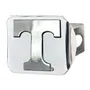 Fan Mats Tennessee Volunteers Chrome Metal Hitch Cover With Chrome Metal 3D Emblem