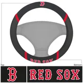 Fan Mats Boston Red Sox Embroidered Steering Wheel Cover